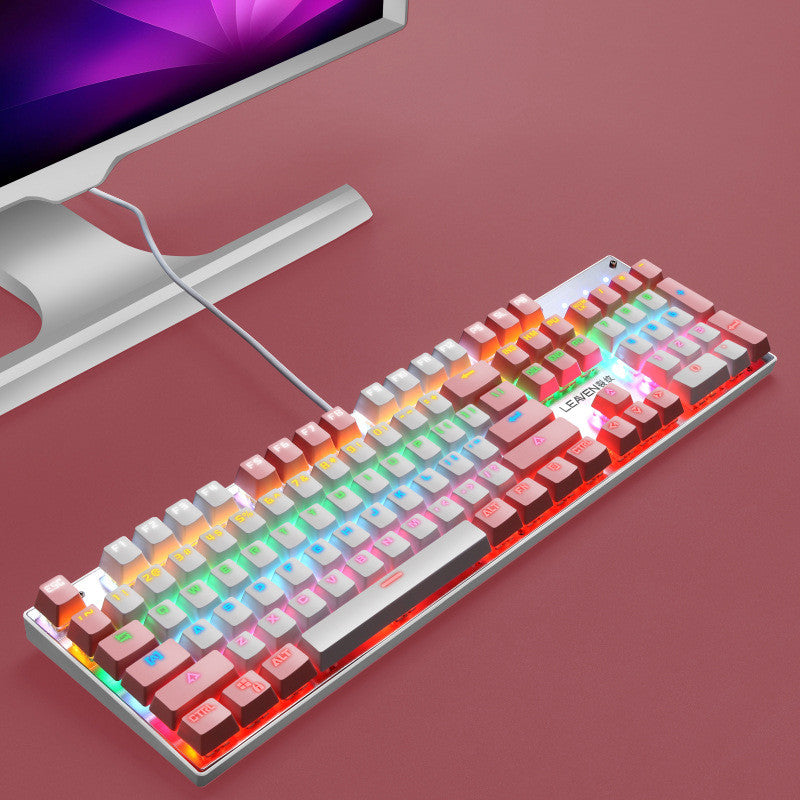 Luminous Punk USB Wired Computer Gaming Keyboard