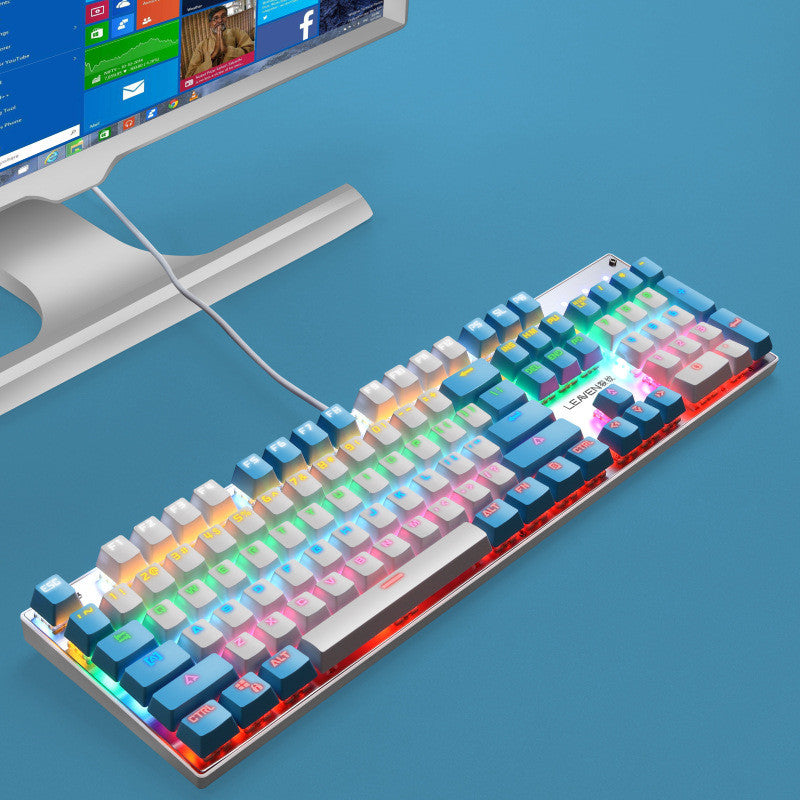 Luminous Punk USB Wired Computer Gaming Keyboard