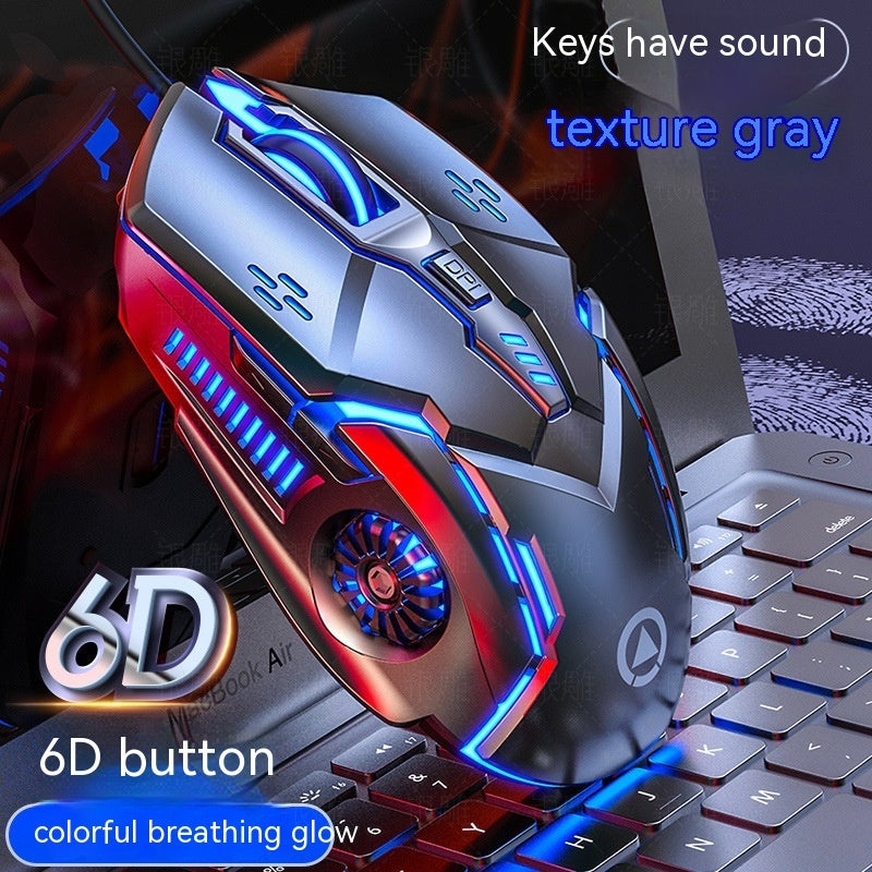 Wired Luminous Game E-sports Machinery Mouse