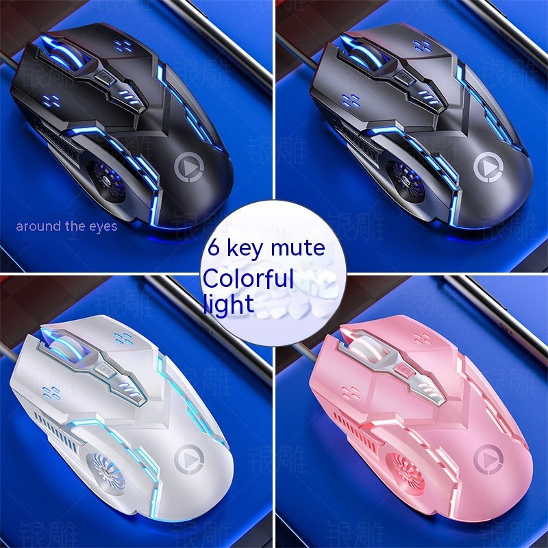 Wired Luminous Game E-sports Machinery Mouse