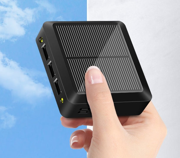 Solar Power Bank Is Small And Portable