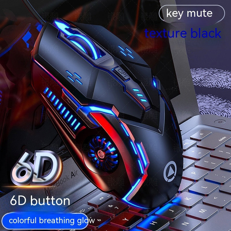 Wired Luminous Game E-sports Machinery Mouse
