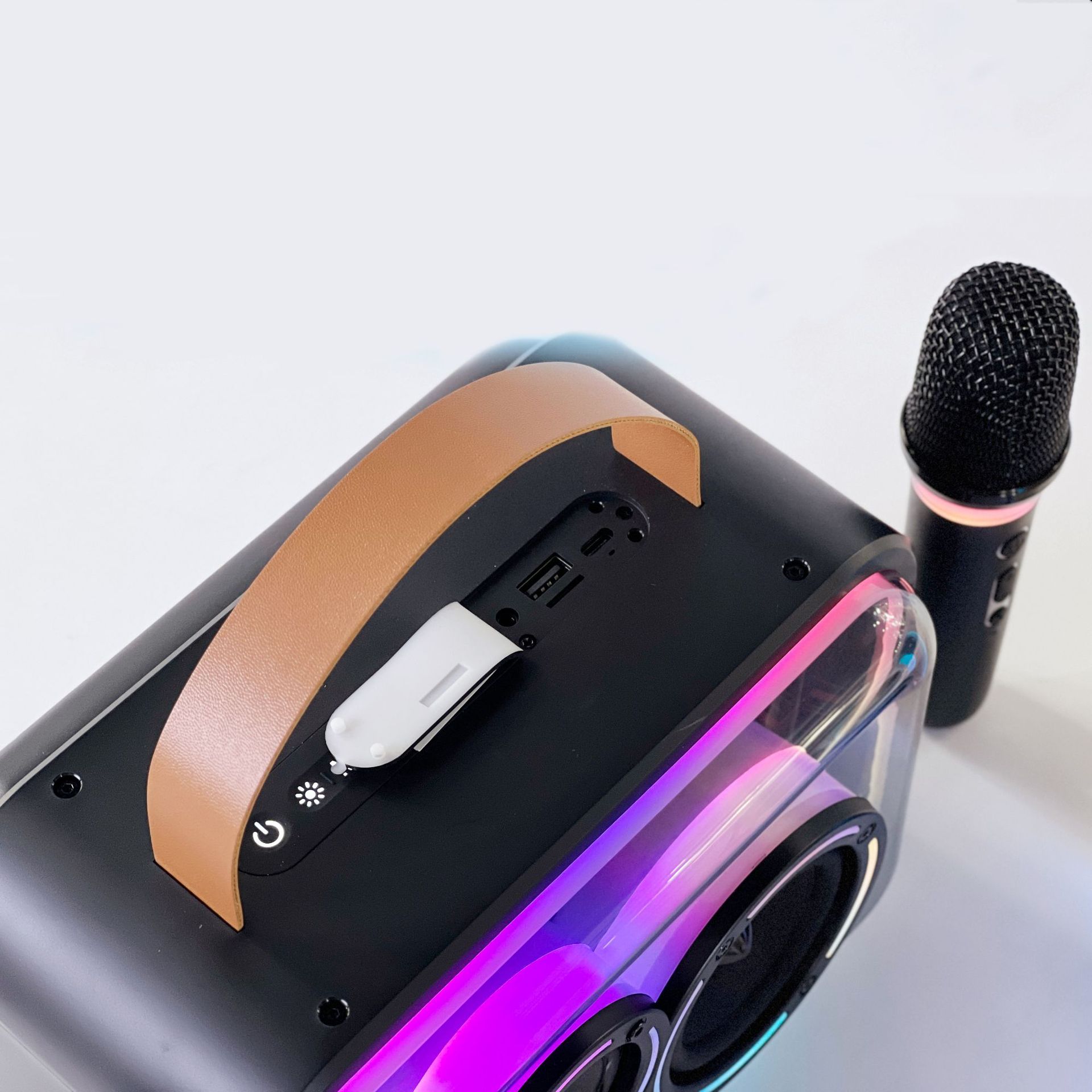 Colorful RGB Portable Karaoke Wireless Stereo Speaker