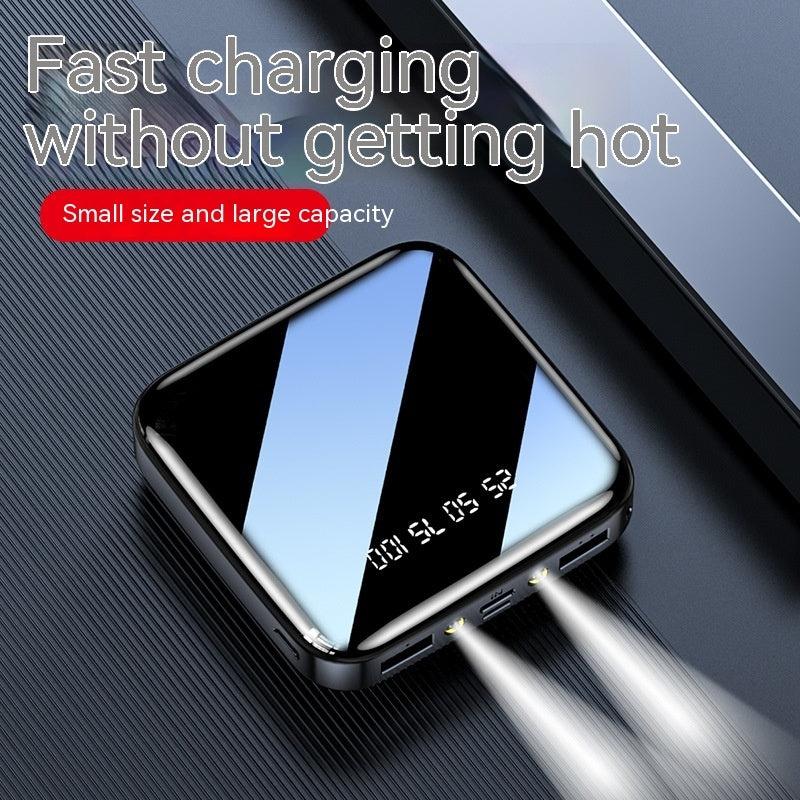 Mirror Mini-portable Large Capacity Power Bank