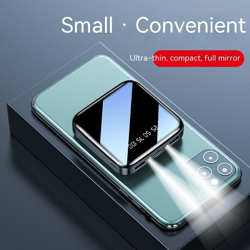 Mirror Mini-portable Large Capacity Power Bank