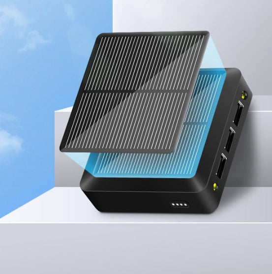 Solar Power Bank Is Small And Portable