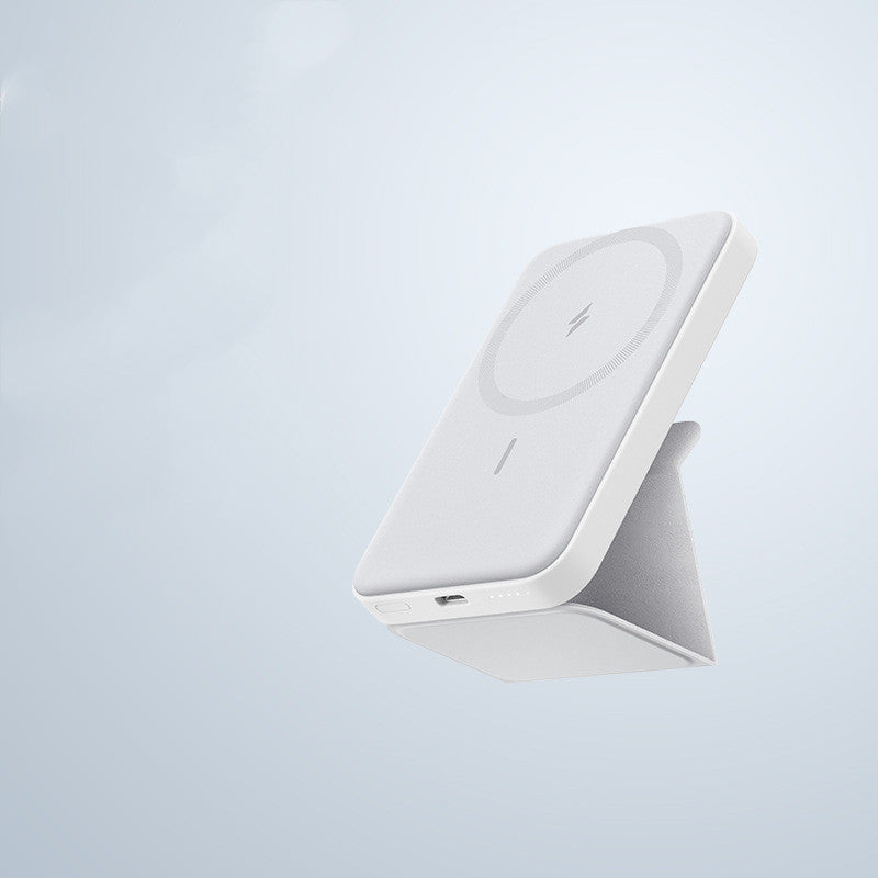 Magnetic Wireless Portable Power Bank With Stand