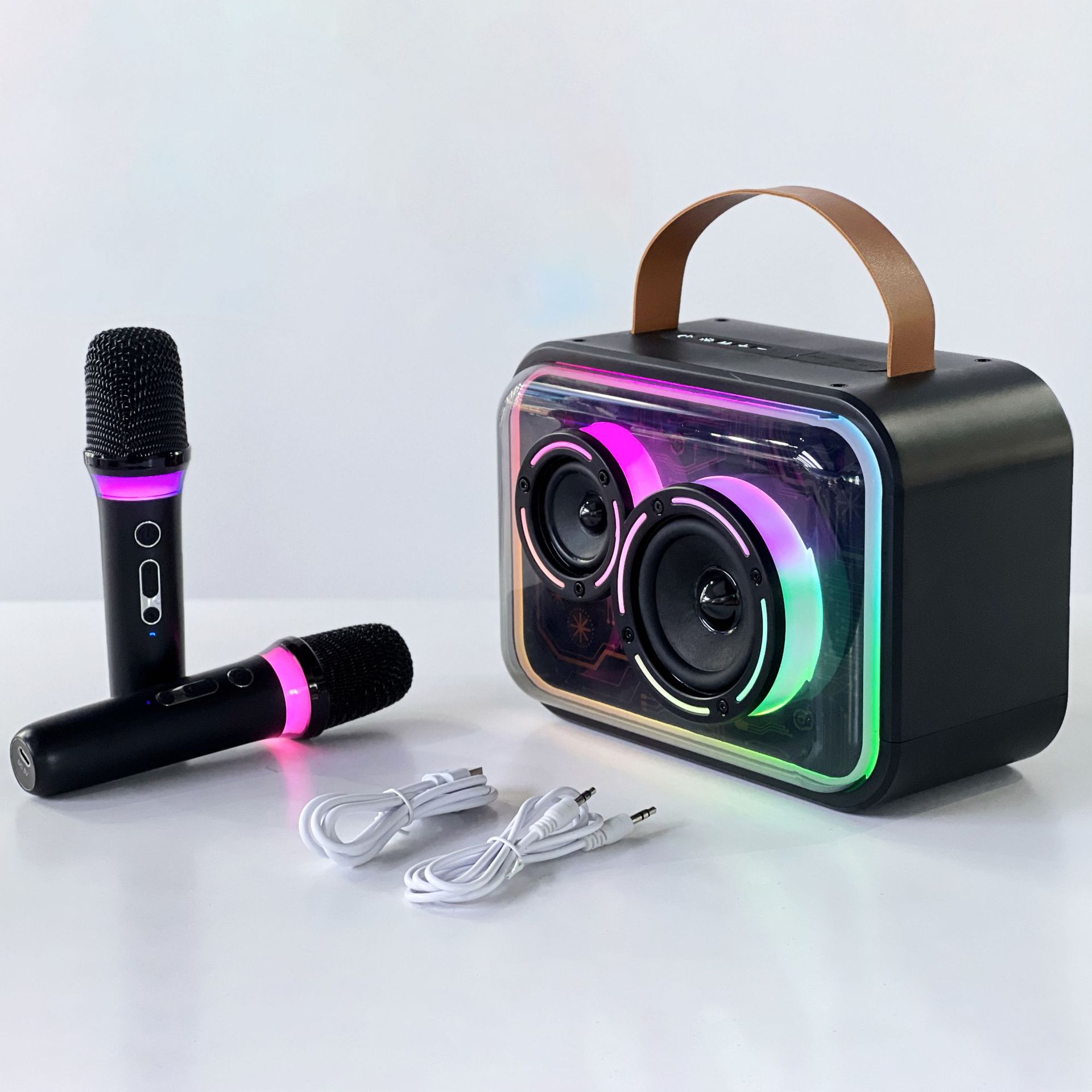 Colorful RGB Portable Karaoke Wireless Stereo Speaker