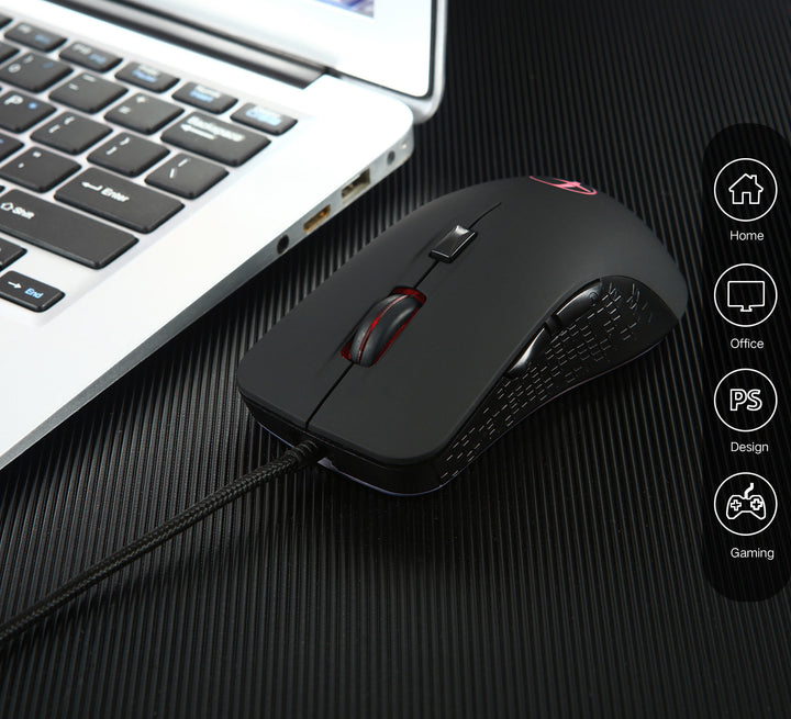 Office Notebook Computer Wired Optical Mouse