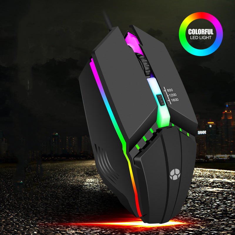 Wired USB Glowing Mouse