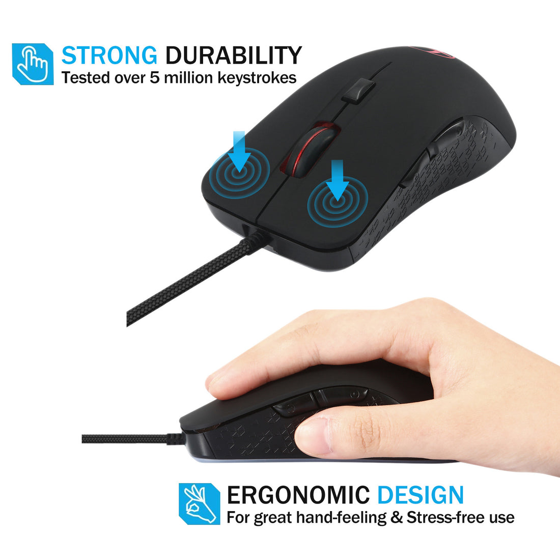 Office Notebook Computer Wired Optical Mouse