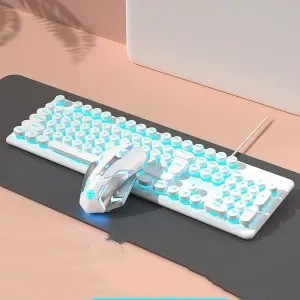 Mechanical Wired Keyboard And Mouse Set