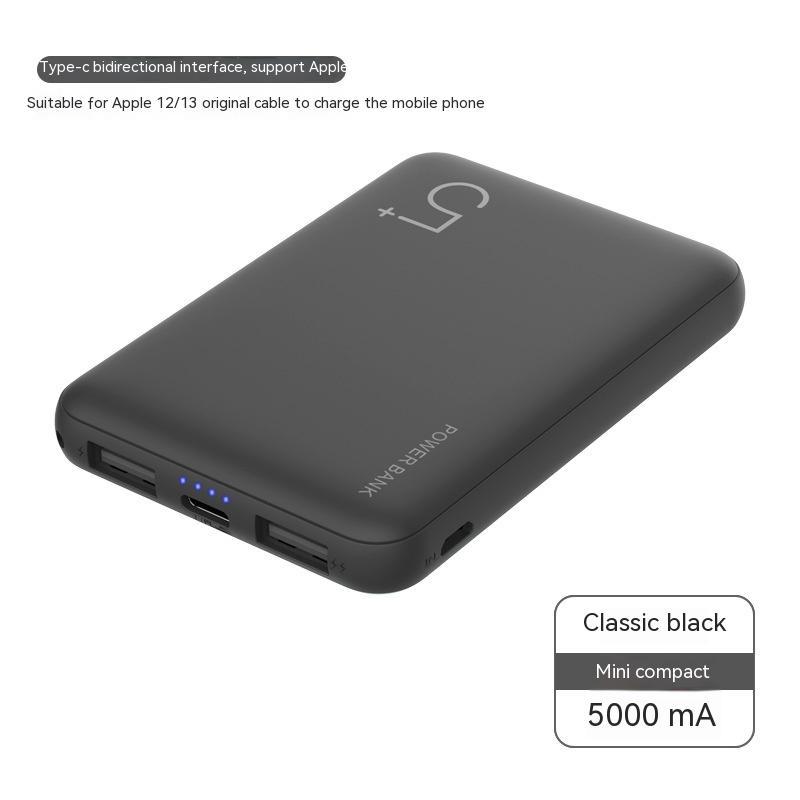 5000 MA Compact Mini Portable Power Bank