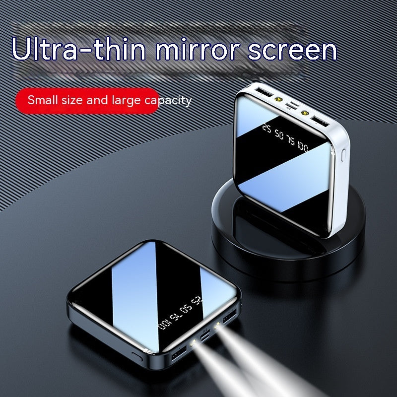 Mirror Mini-portable Large Capacity Power Bank