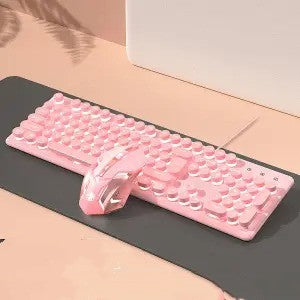Mechanical Wired Keyboard And Mouse Set