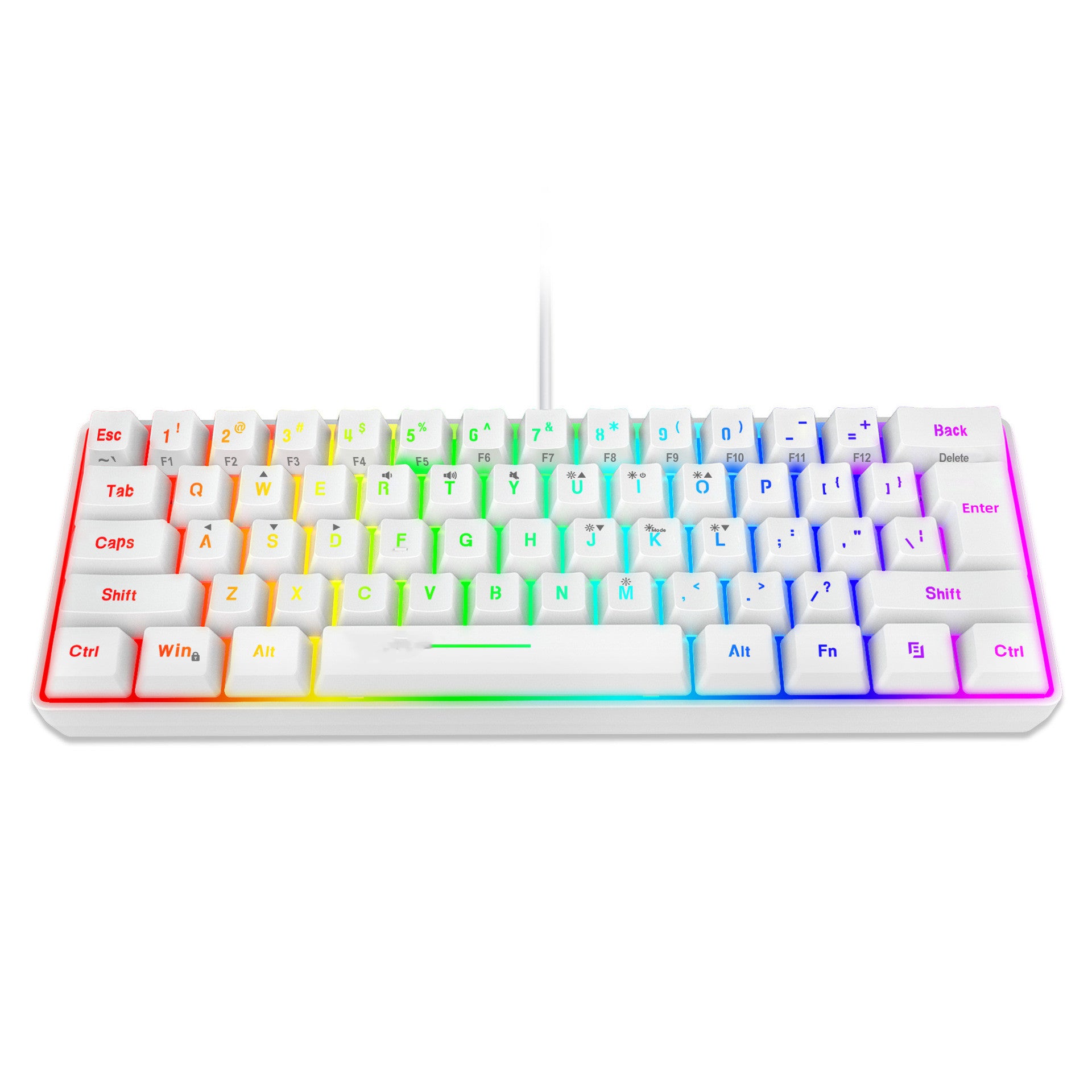 RGB 61 Keys Wired Gaming Membrane Keyboard