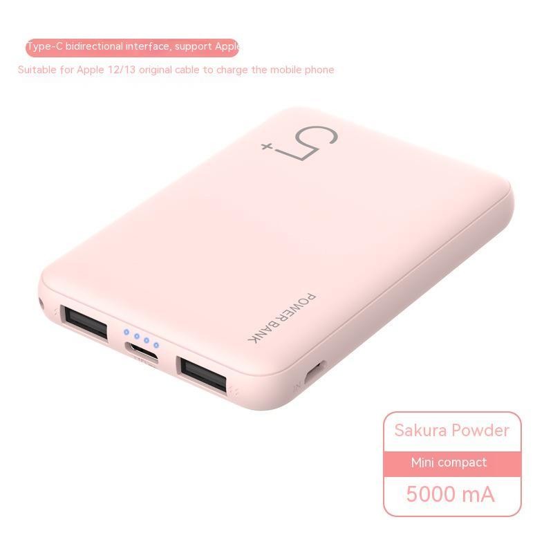 5000 MA Compact Mini Portable Power Bank