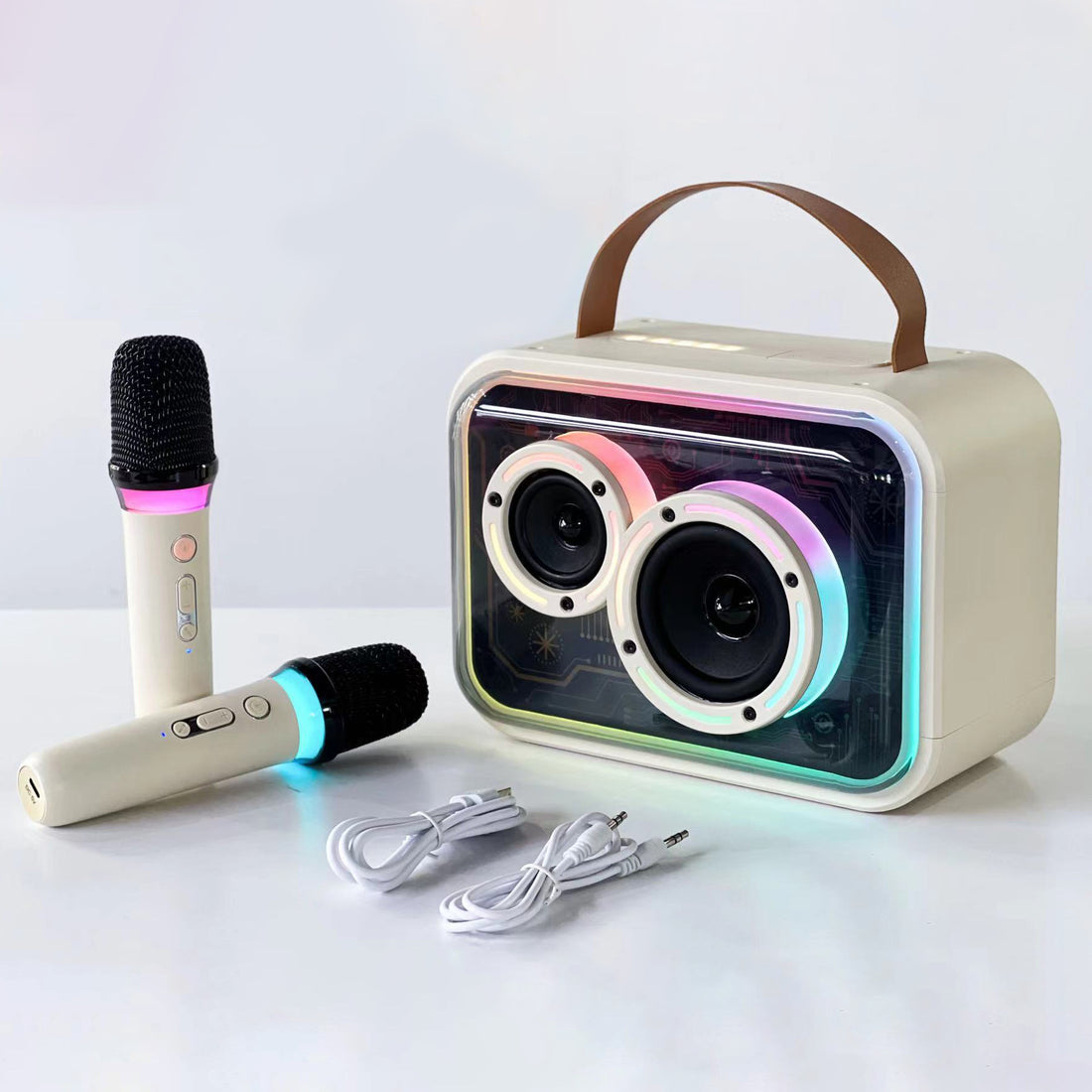 Colorful RGB Portable Karaoke Wireless Stereo Speaker